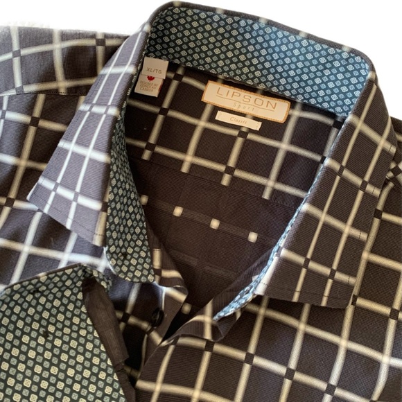 Like New Lipson Sport Classic Fit 100% cotton Men’s button down shirt - Picture 2 of 6